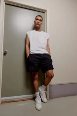 Ardene Man Solid Sweatshorts In | Size | Polyester/Cotton | Fleece-Lined