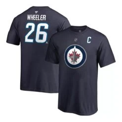 Fanatics Winnipeg Jets Men's Wheeler Authentic Stack Player T Shirt