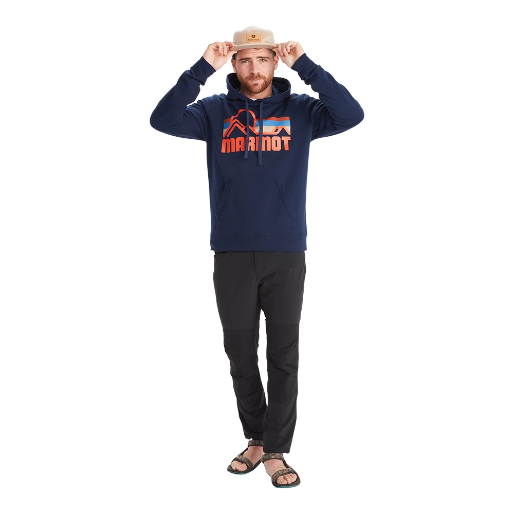 Marmot Men's Coastal Pullover Hoodie Midweight Fleece Kangaroo Pocket 2 Marmot Men's Coastal Pullover Hoodie Midweight Fleece Kangaroo Pocket - Image 2