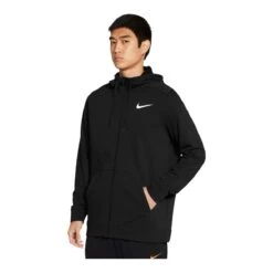 Nike Men's Dri-FIT Full Zip Pullover Hoodie French Terry Fleece Moisture-Wicking
