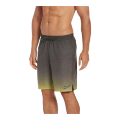 Nike Men's Just Do It Fade Swim Volley Shorts 9" Breathable With Mesh Brief