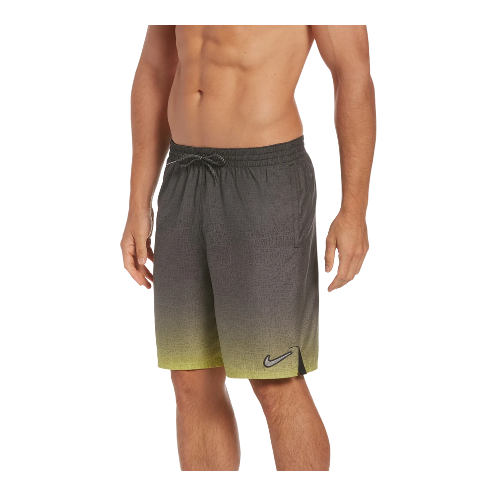 Nike Men's Just Do It Fade Swim Volley Shorts 9" Breathable With Mesh Brief 1 Nike Men's Just Do It Fade Swim Volley Shorts 9" Breathable With Mesh Brief