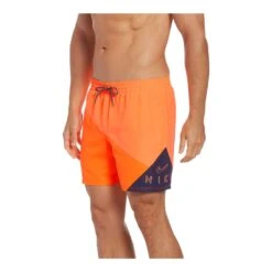 Nike Men's Logo Jackknife Swim Volley Shorts 5" Lightweight With Mesh Brief