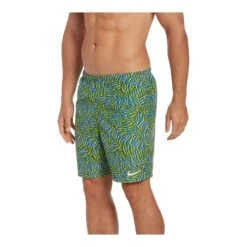 Nike Men's Wild Packable Swim Volley Shorts 7" With Mesh Brief