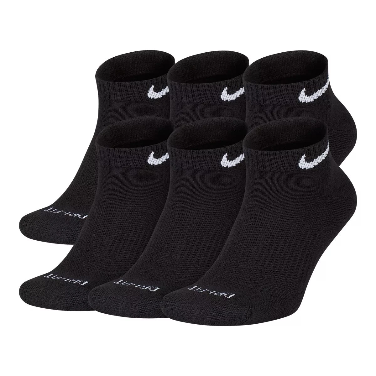 Nike Men's Everyday Plus Low Socks Moisture-Wicking 6-Pack 1 Nike Men's Everyday Plus Low Socks Moisture-Wicking 6-Pack