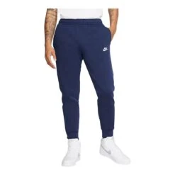 Nike Men's Club Basketball Sweatpants Fleece Workout Cuffed Joggers