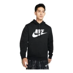 Nike Sportswear Men's Graphic Club Hoodie Pullover Fleece Drawstring