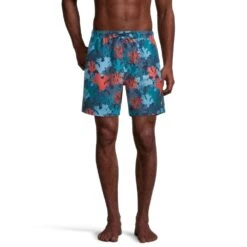 Ripzone Men's Raith Coral Swim Shorts Quick-Dry UPF