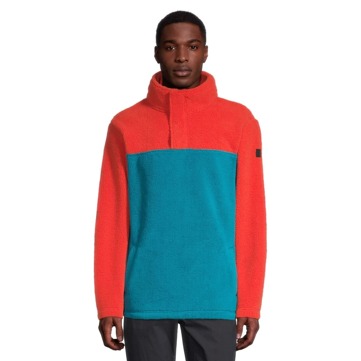 Ripzone Men's Woolly Sherpa Quarter Zip Fleece Pullover 2 Ripzone Men's Woolly Sherpa Quarter Zip Fleece Pullover - Image 2