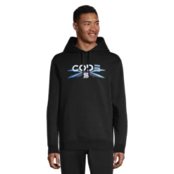 Sherwood Men's Code 22 Graphic Pullover Hoodie Cotton Blend Kangaroo Pocket