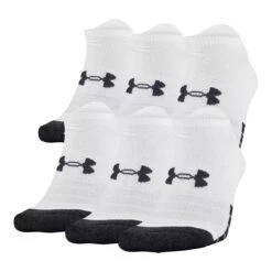 Under Armour Men's Performance No-Show Socks Moisture-Wicking 6-Pack