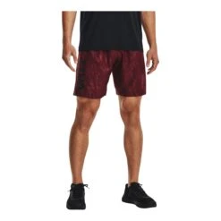 Under Armour Men's Woven Emboss 7" Shorts Regular Fit Gym Elastic Water Repellent