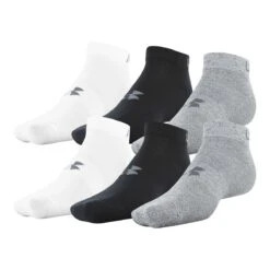 Under Armour Men's Essential Lite Low Socks Breathable 6-Pack